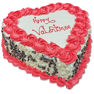 "Heart shape butterscotch cake - 1kg - Click here to View more details about this Product